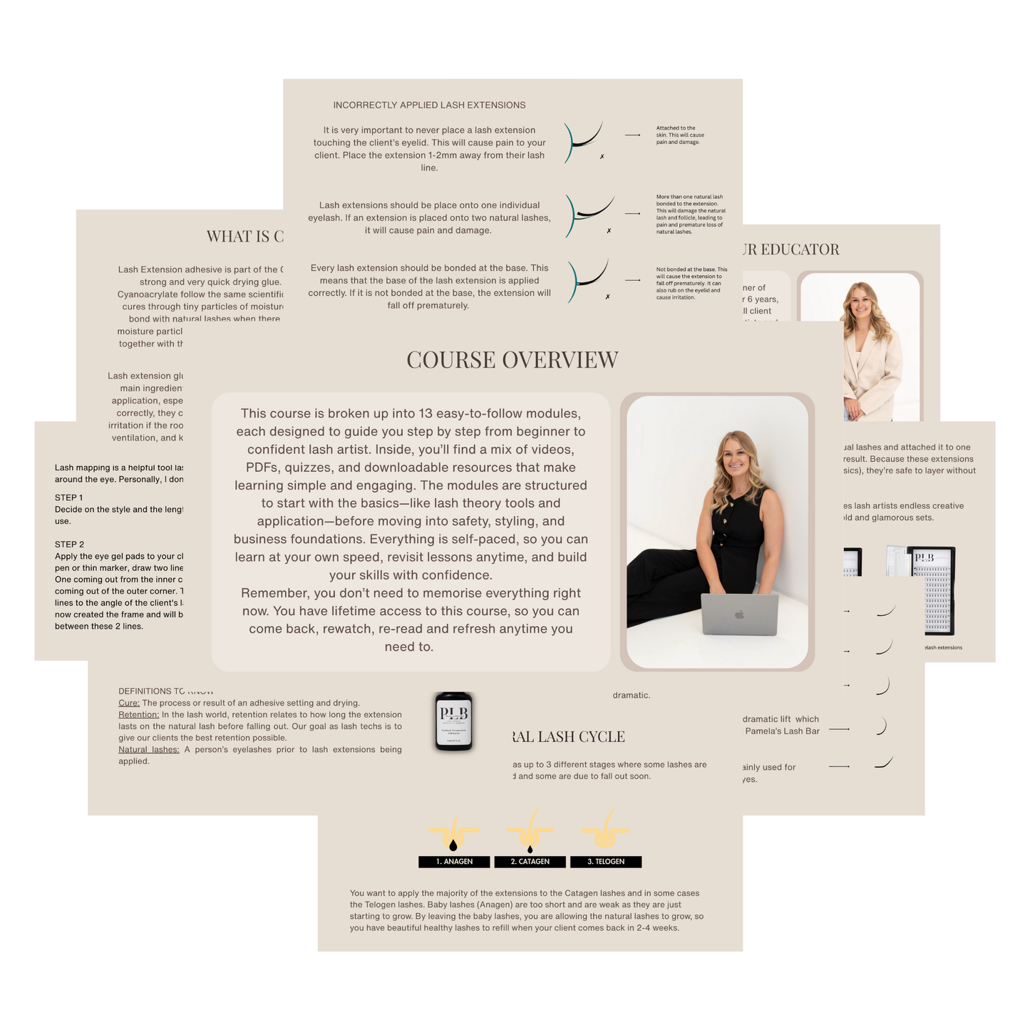 Online Beginner Lash Extension Course